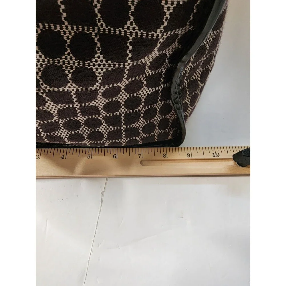 Kate Spade Travel Weekender Duffle Bag Large Brown And Purple Read Description
